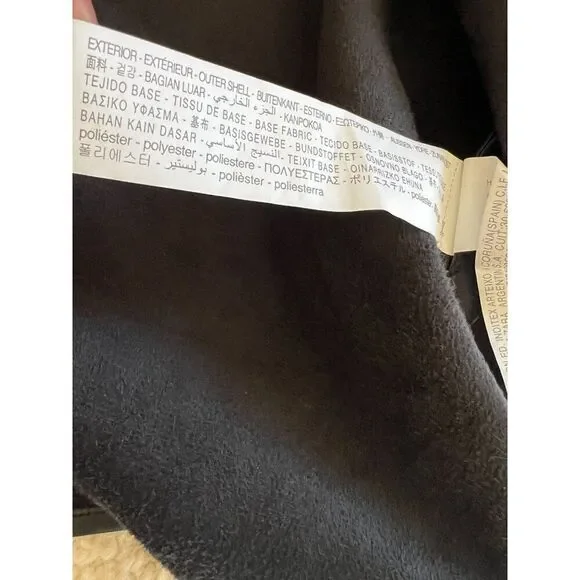 Zara Black Faux Leather Shirt Jacket Youth Size‎ 13-14 - Picture 8 of 10